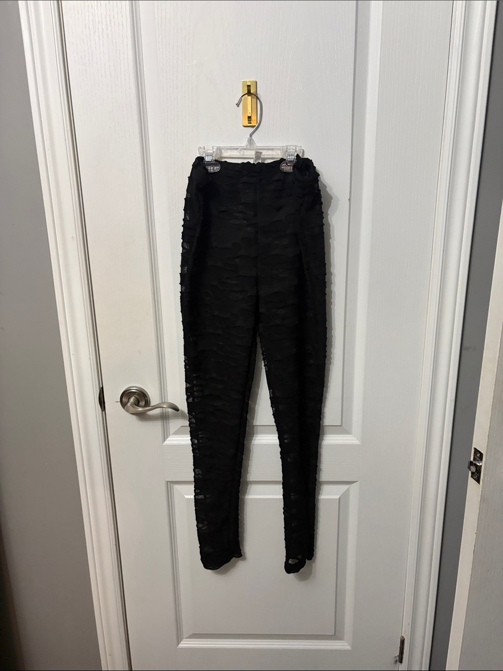 Black Textured tights